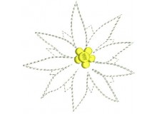 Stickdatei - Bayrisches Edelweiss Doodle